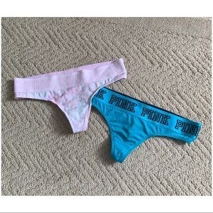 VS PINK THONGS